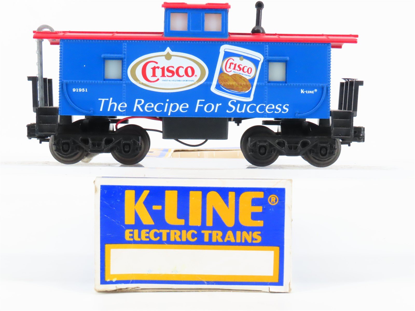 O Gauge 3-Rail K-Line Crisco Cupola Caboose #91951