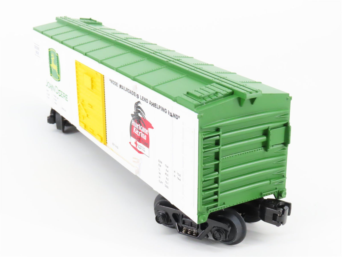 O Gauge 3-Rail MTH Rail King 30-74346 DEERE Katrina Fundraiser Box Car #0829