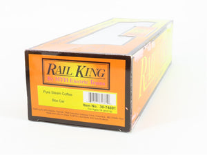 O Gauge 3-Rail MTH Rail King 30-74691 MDT Pure Steam Coffee Box Car #13312