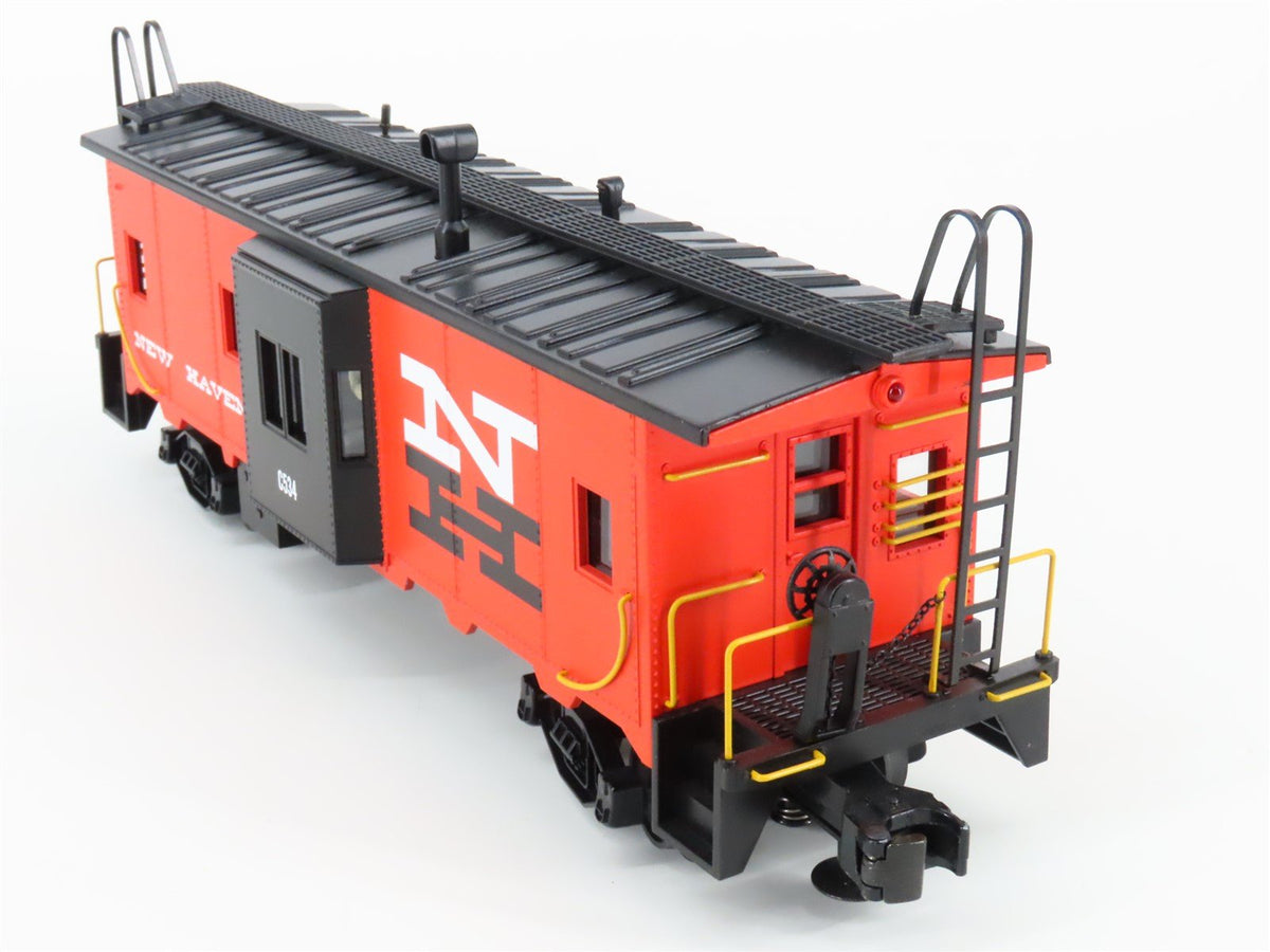 O Gauge 3-Rail MTH Rail King 30-77018 NH New Haven Bay Window Caboose #C534