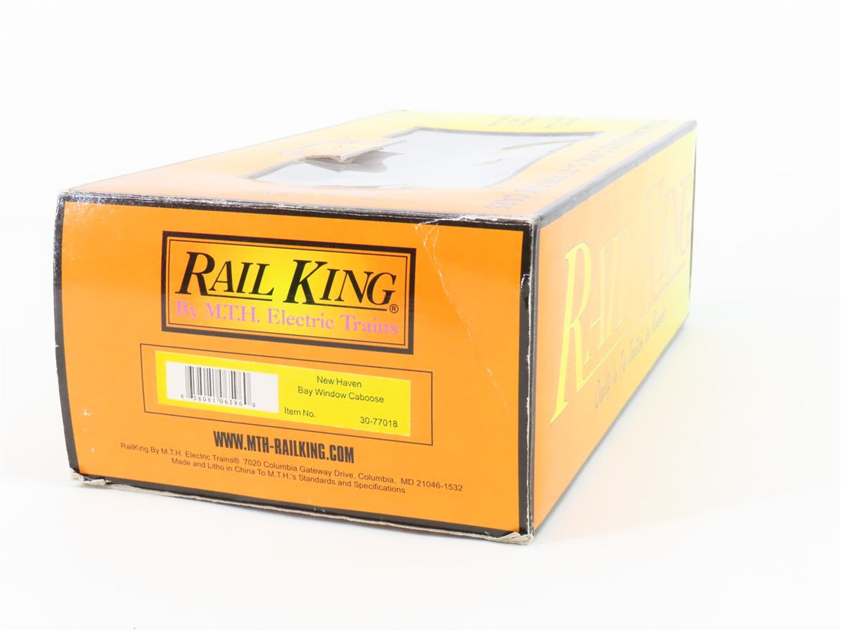 O Gauge 3-Rail MTH Rail King 30-77018 NH New Haven Bay Window Caboose #C534