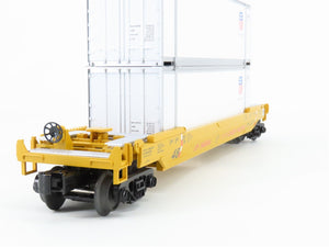 O Gauge 3-Rail MTH Rail King 30-4214B UP Union Pacific Husky Stack Car #548052