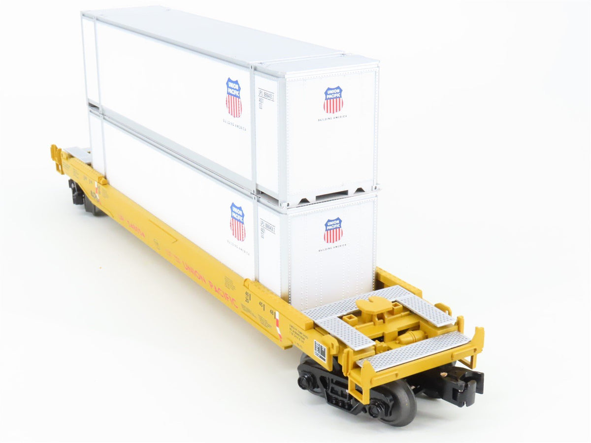 O Gauge 3-Rail MTH Rail King 30-4214B UP Union Pacific Husky Stack Car #548052