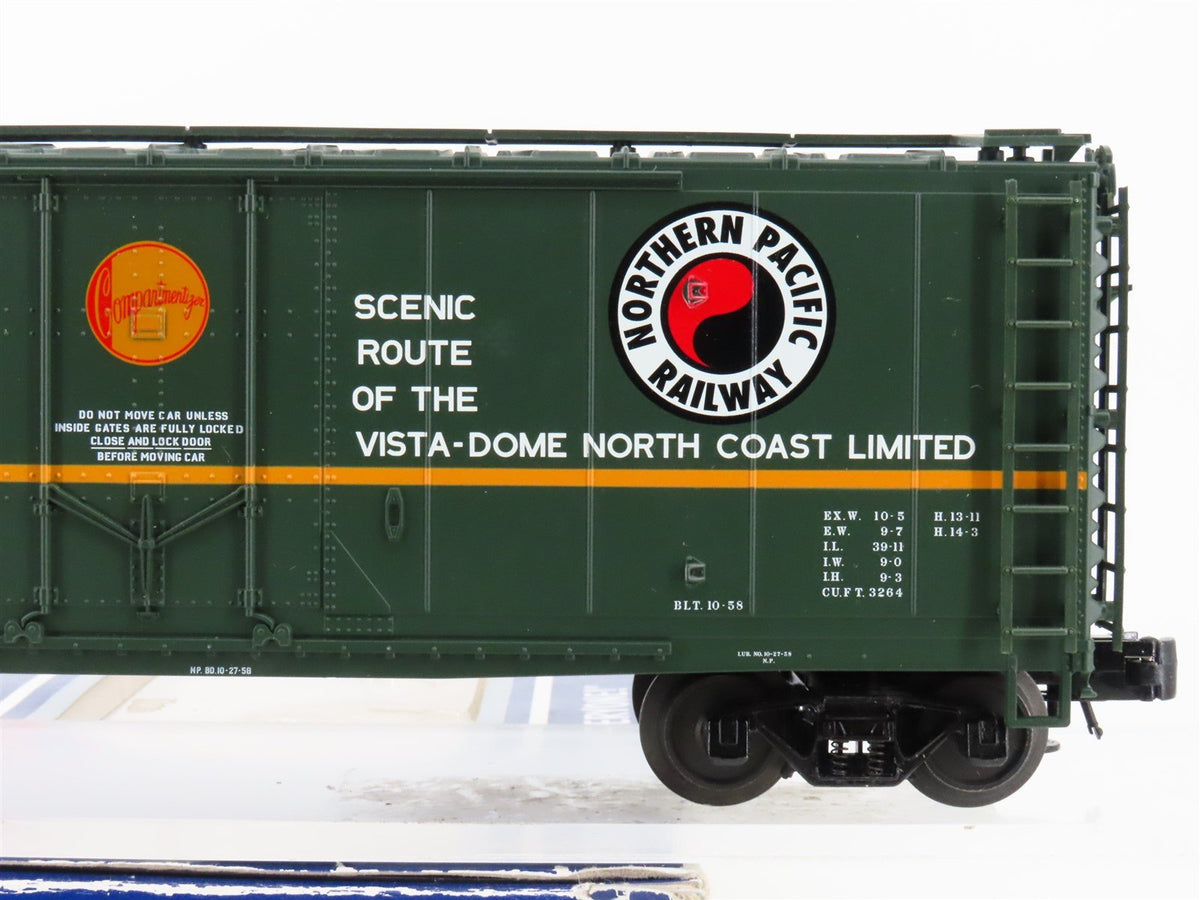 O Gauge 3-Rail Atlas #0528-2 NP Northern Pacific 40&#39; Plug Door Box Car #98524