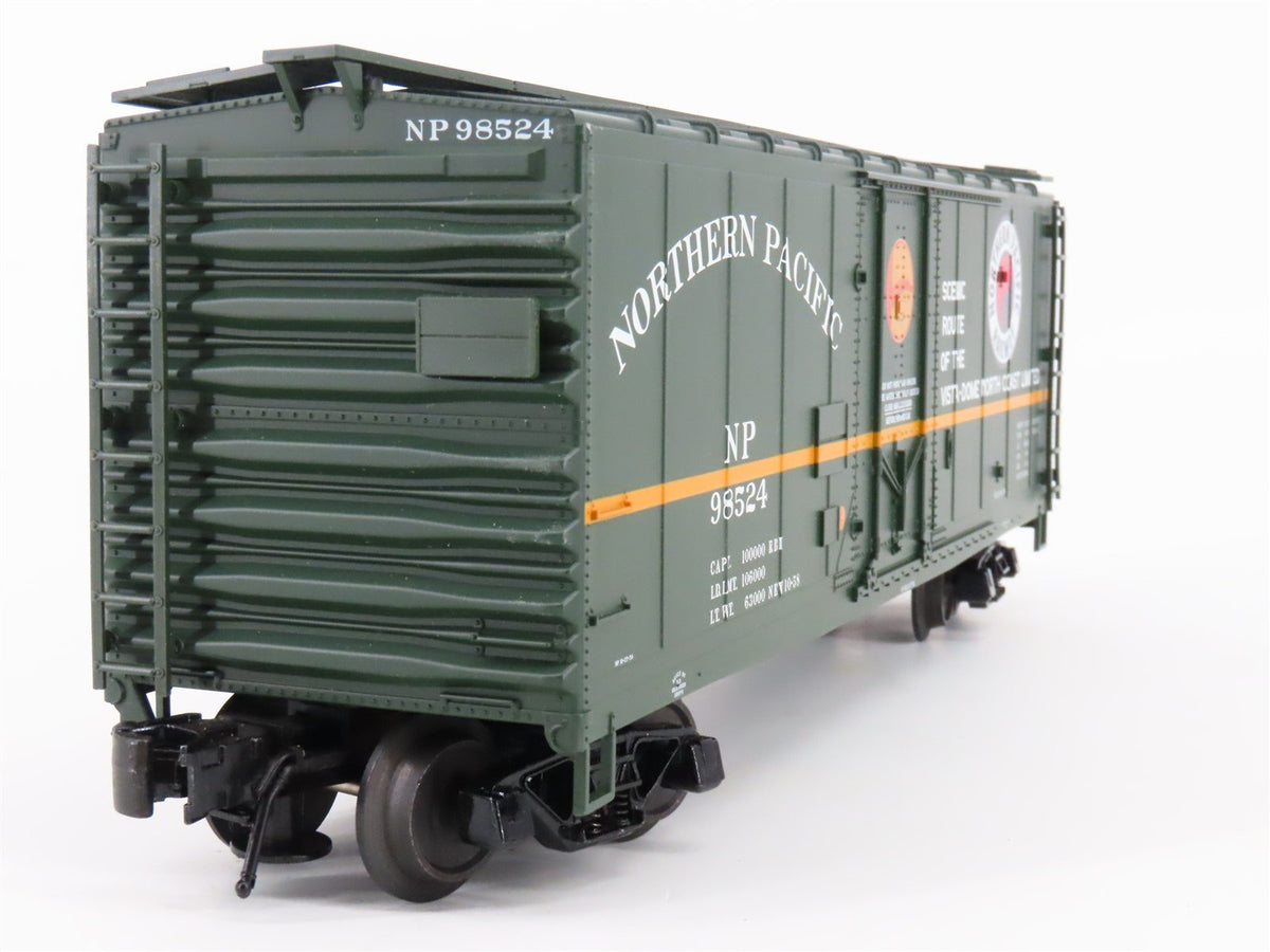 O Gauge 3-Rail Atlas #0528-2 NP Northern Pacific 40&#39; Plug Door Box Car #98524