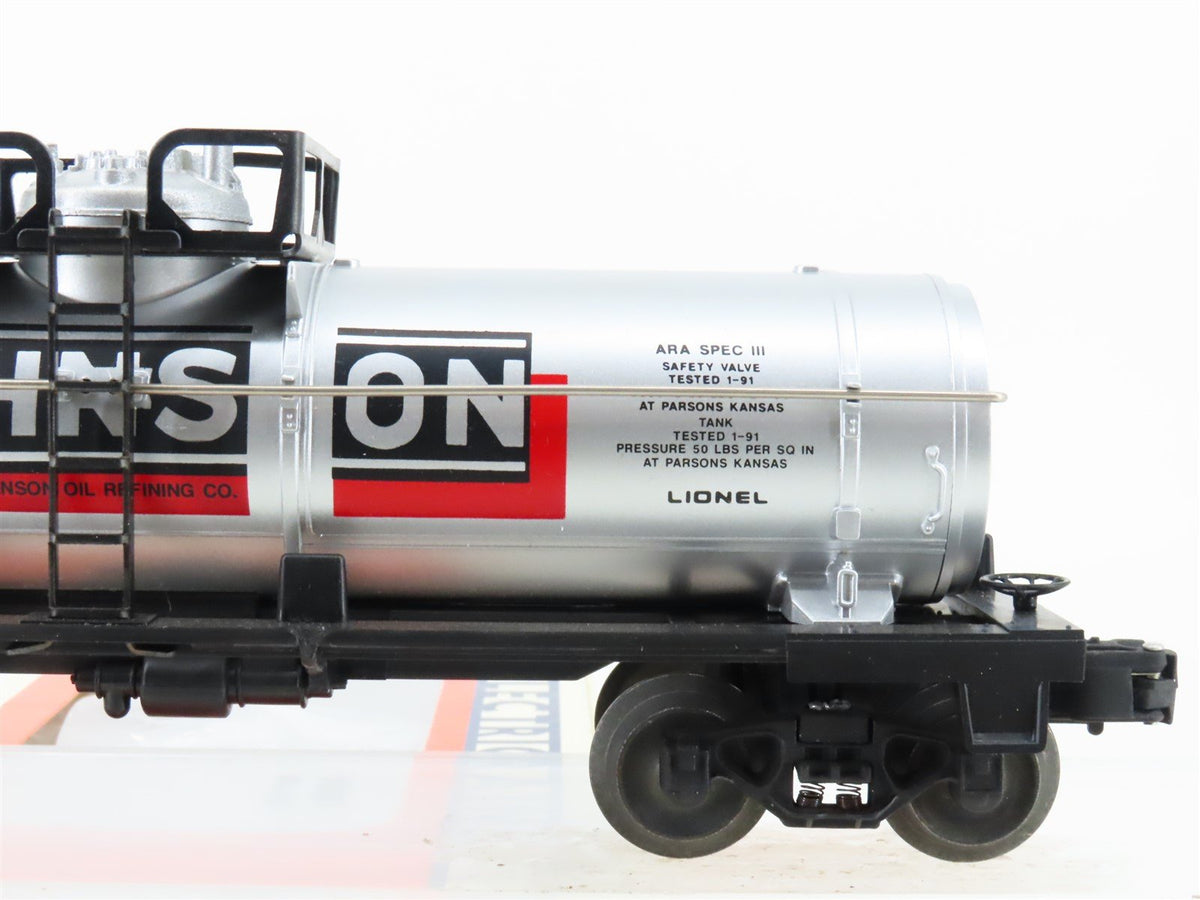 O Gauge 3-Rail Lionel 6-19602 JORX Johnson Single Dome Tank Car #19602