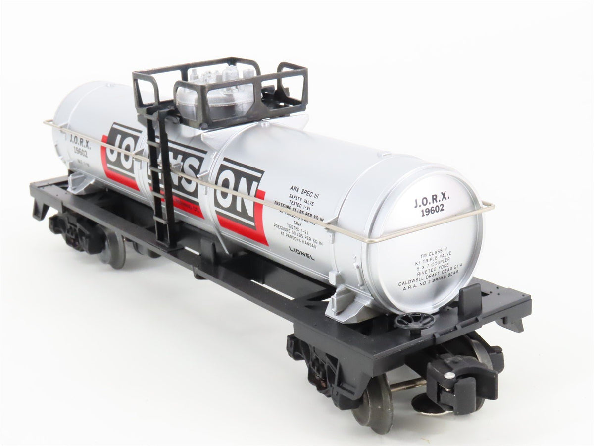 O Gauge 3-Rail Lionel 6-19602 JORX Johnson Single Dome Tank Car #19602