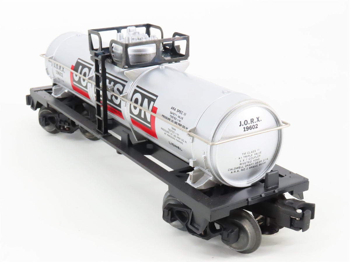 O Gauge 3-Rail Lionel 6-19602 JORX Johnson Single Dome Tank Car #19602