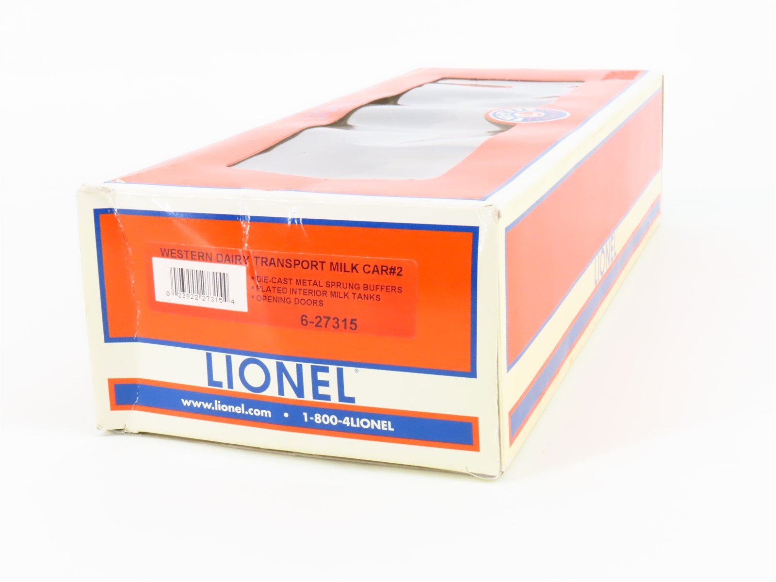 O Gauge 3-Rail Lionel 6-27315 GATX Western Dairy Transport Milk Car #707