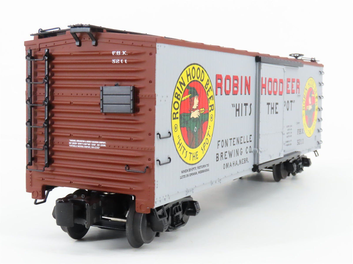 O Gauge 3-Rail Lionel 6-52580 LOTS 2011 FBX Robin Hood Beer Box Car #3211