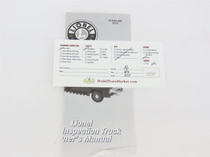 O Gauge 3-Rail Lionel 6-58269 LCCA 2017 Convention NP Hi-Rail Truck