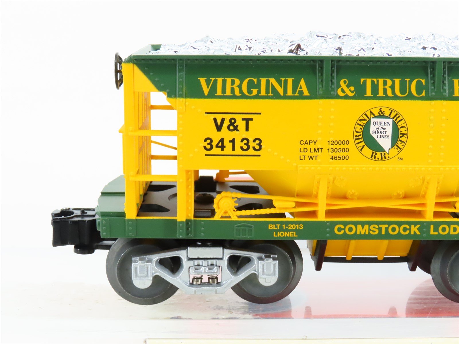 O Gauge 3-Rail Lionel 6-58559 LOTS 2013 V&T Virginia & Truckee Ore Car #34133