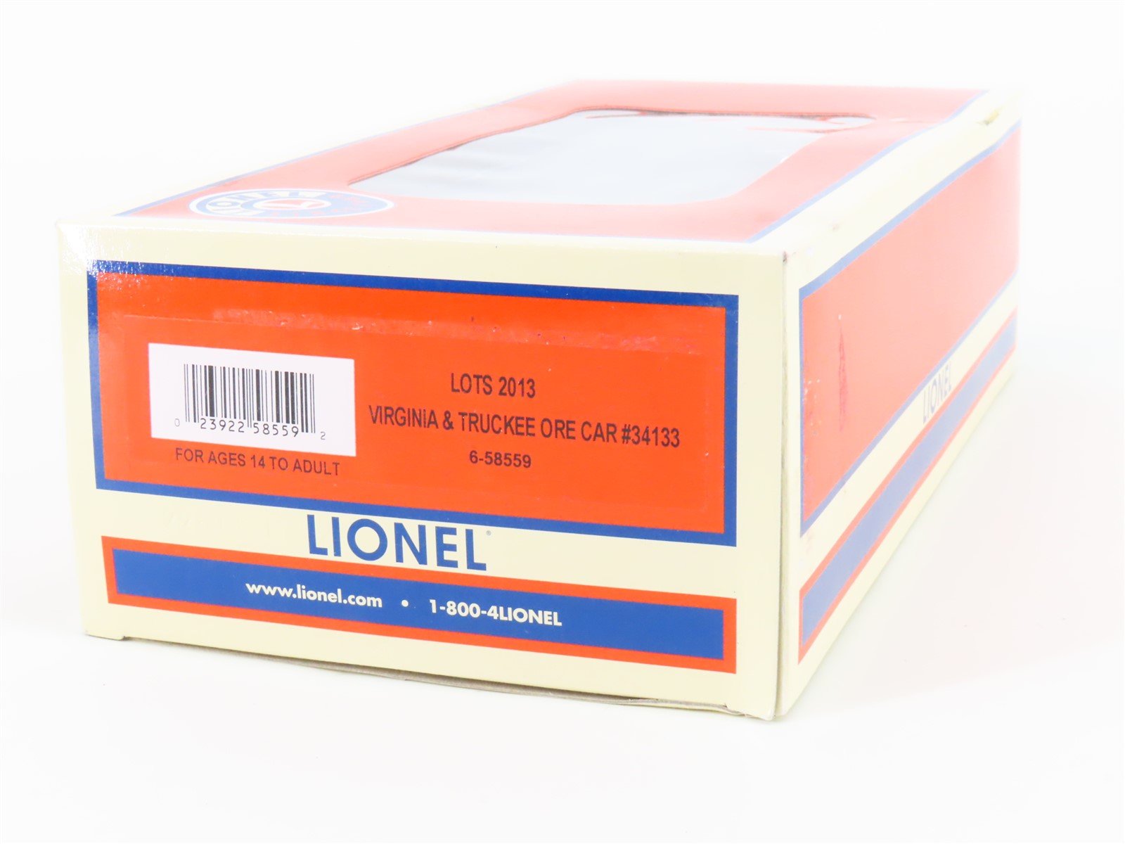 O Gauge 3-Rail Lionel 6-58559 LOTS 2013 V&T Virginia & Truckee Ore Car #34133