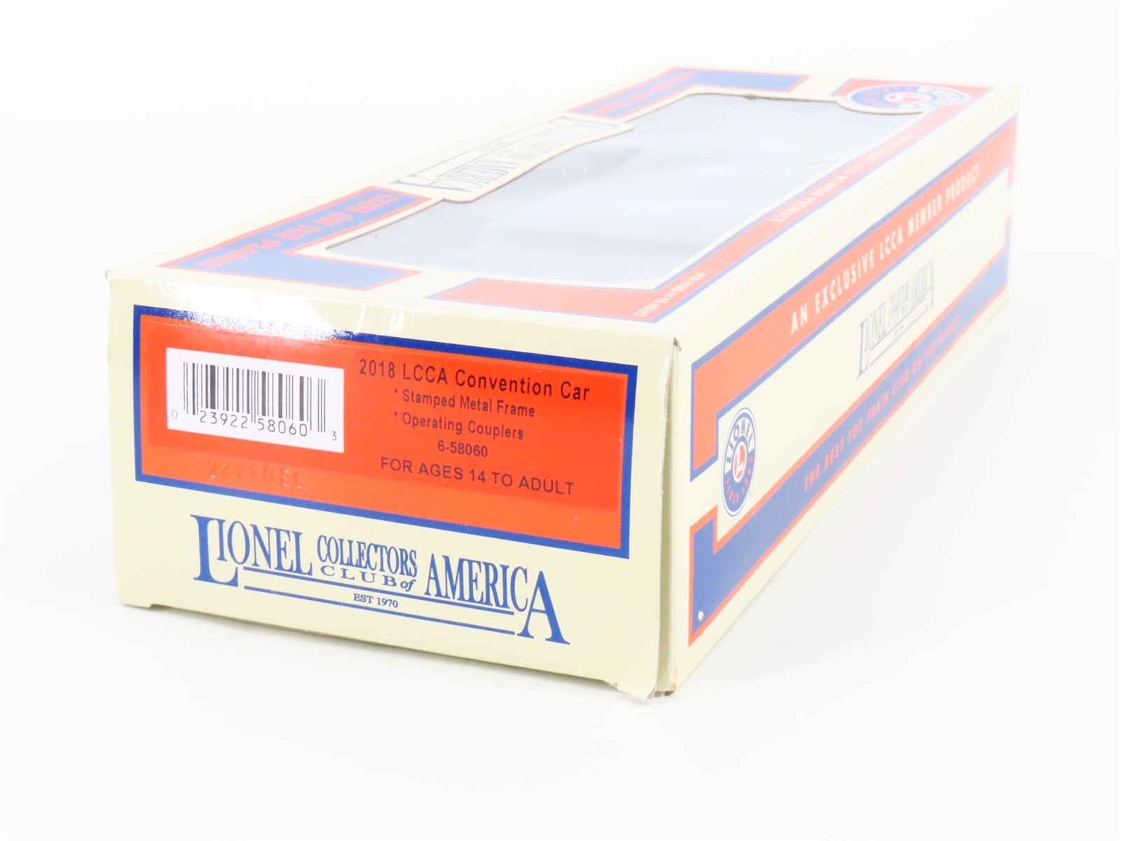 O Gauge 3-Rail Lionel 6-58060 LCCA 2018 Convention UP CNW Box Car #58060