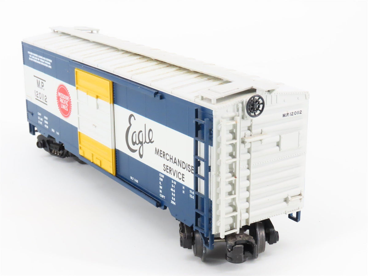 O Gauge 3-Rail MTH 20-93008 MP Missouri Pacific Eagle Box Car #120112