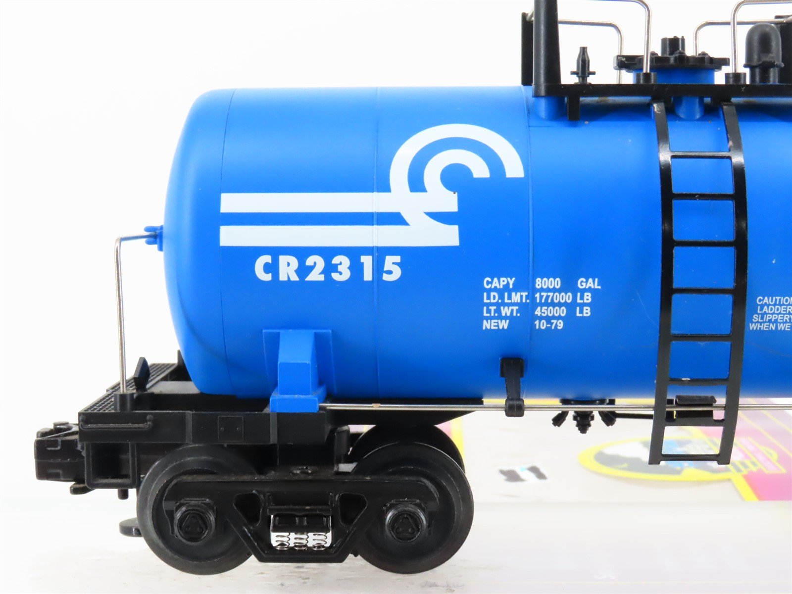 O Gauge 3-Rail MTH 20-9601L CR Conrail Railroad 8,000 Gallon Tank Car #2315
