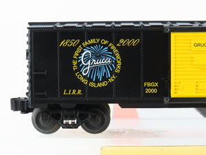 O Gauge 3-Rail Lionel 6-52186 LIRR FBGX Grucci 150th Anniversary Box Car #2000