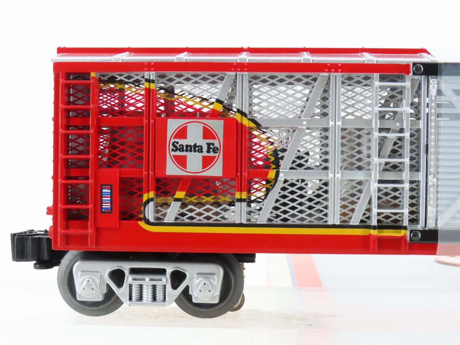 O Gauge 3-Rail Lionel 6-58535 LOTS 2012 ATSF Transparent Boxcar #33122 w/ Light