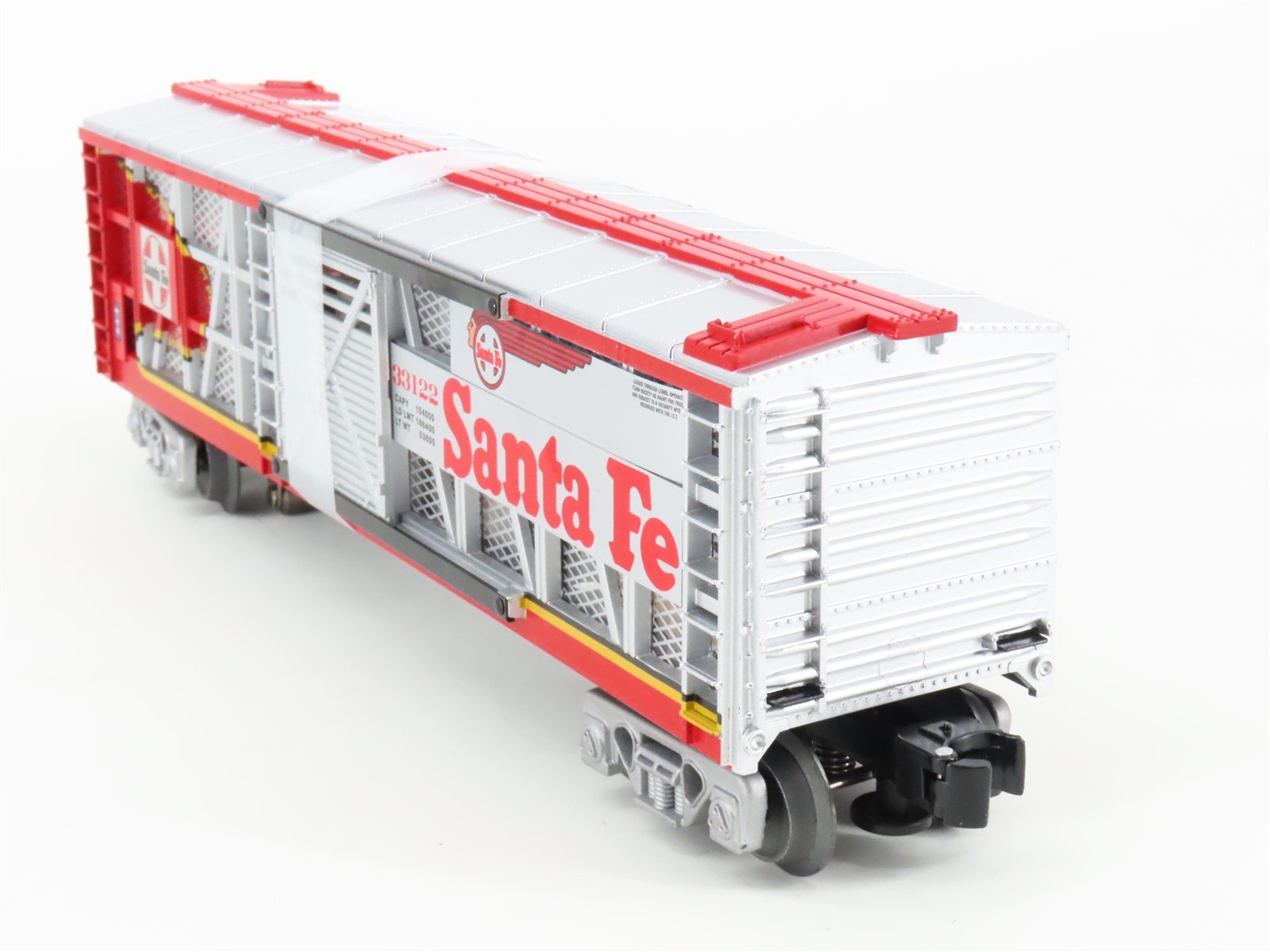 O Gauge 3-Rail Lionel 6-58535 LOTS 2012 ATSF Transparent Boxcar #33122 w/ Light