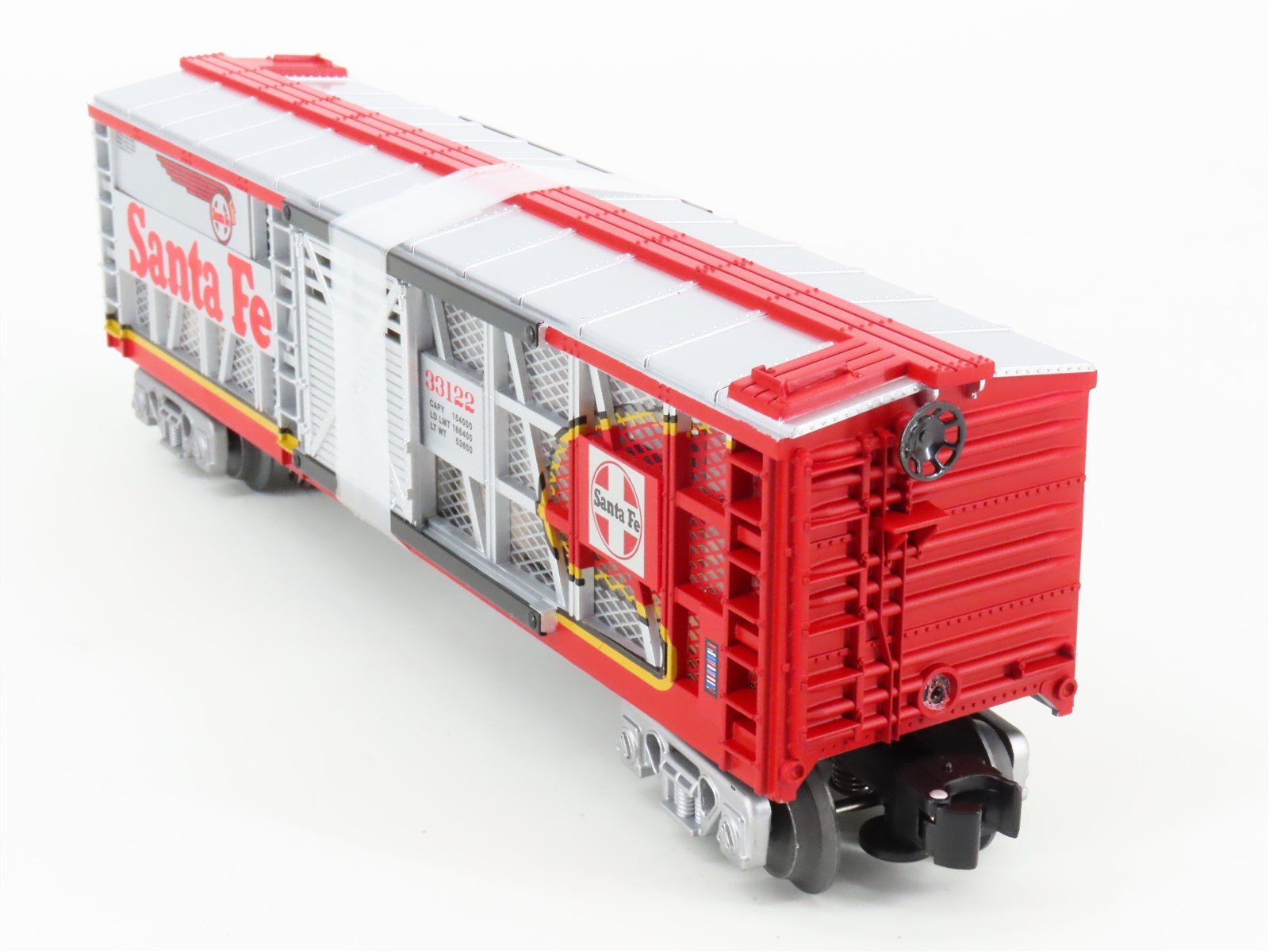 O Gauge 3-Rail Lionel 6-58535 LOTS 2012 ATSF Transparent Boxcar #33122 w/ Light