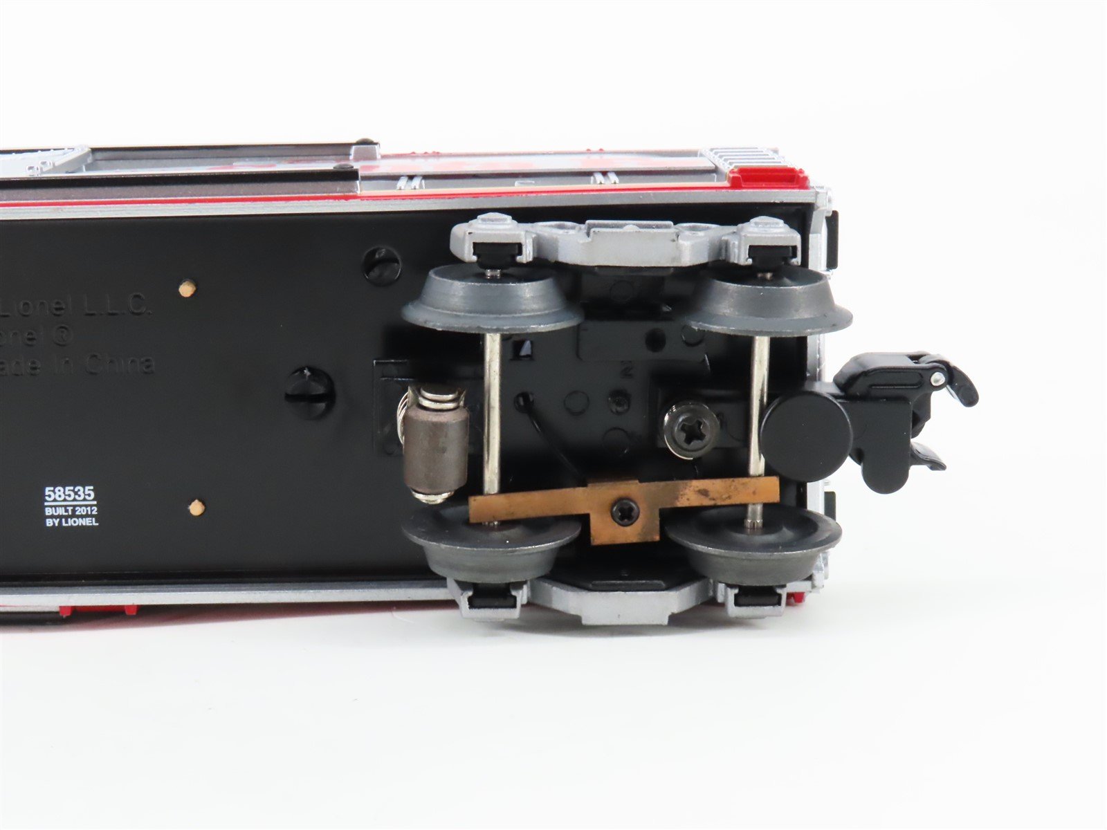 O Gauge 3-Rail Lionel 6-58535 LOTS 2012 ATSF Transparent Boxcar #33122 w/ Light