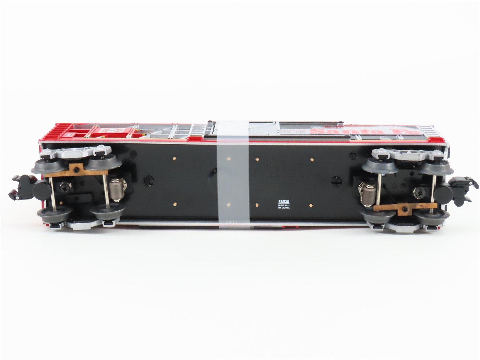 O Gauge 3-Rail Lionel 6-58535 LOTS 2012 ATSF Transparent Boxcar #33122 w/ Light