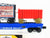 O Gauge 3-Rail K-Line 6-22656 RBBX Ringling Bros Flat Car #66 w/ 3 Circus Wagons