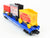 O Gauge 3-Rail K-Line 6-22656 RBBX Ringling Bros Flat Car #66 w/ 3 Circus Wagons