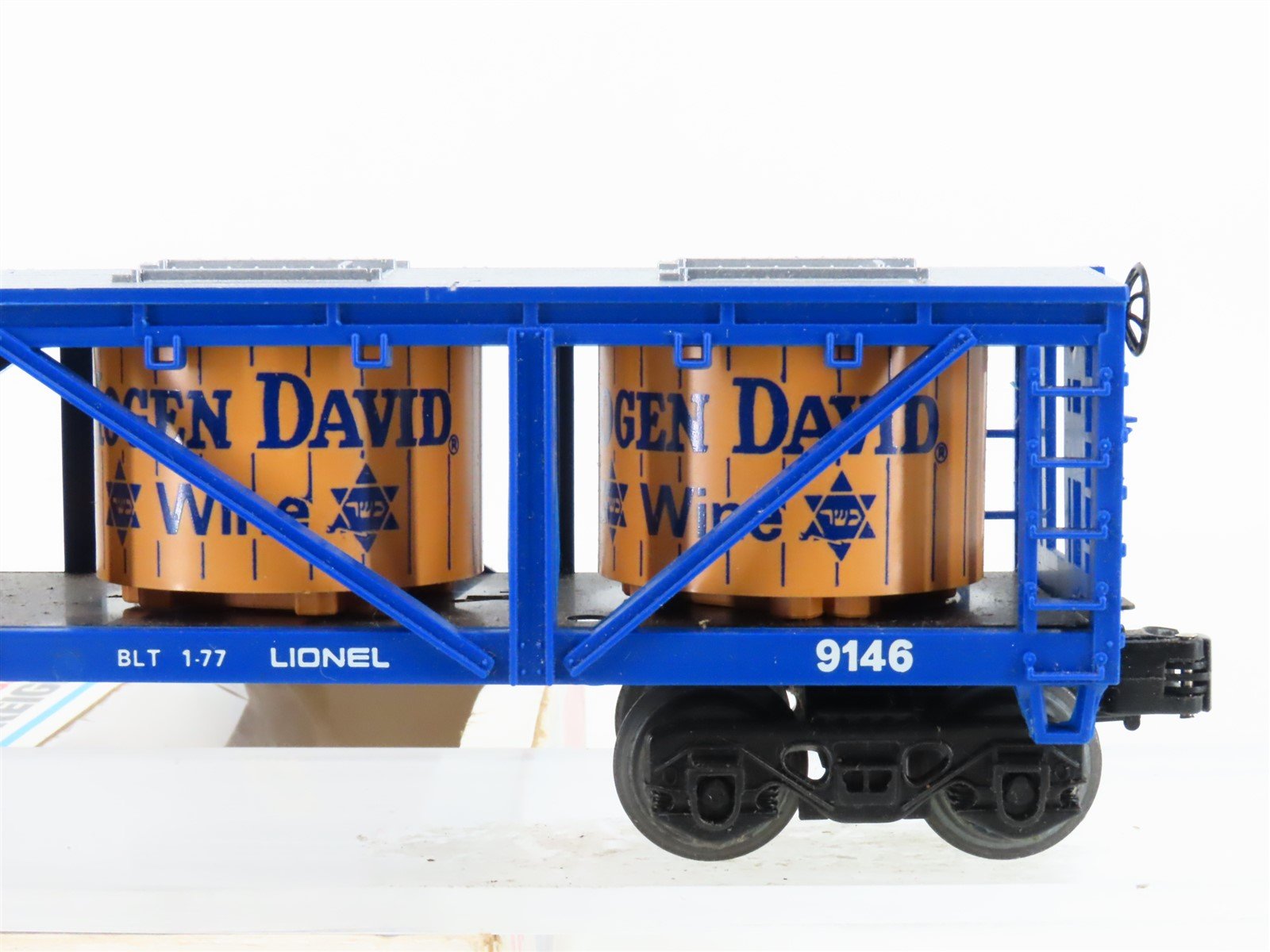O Gauge 3-Rail Lionel 6-9146 MDWX Mogen David Wine Car #9146