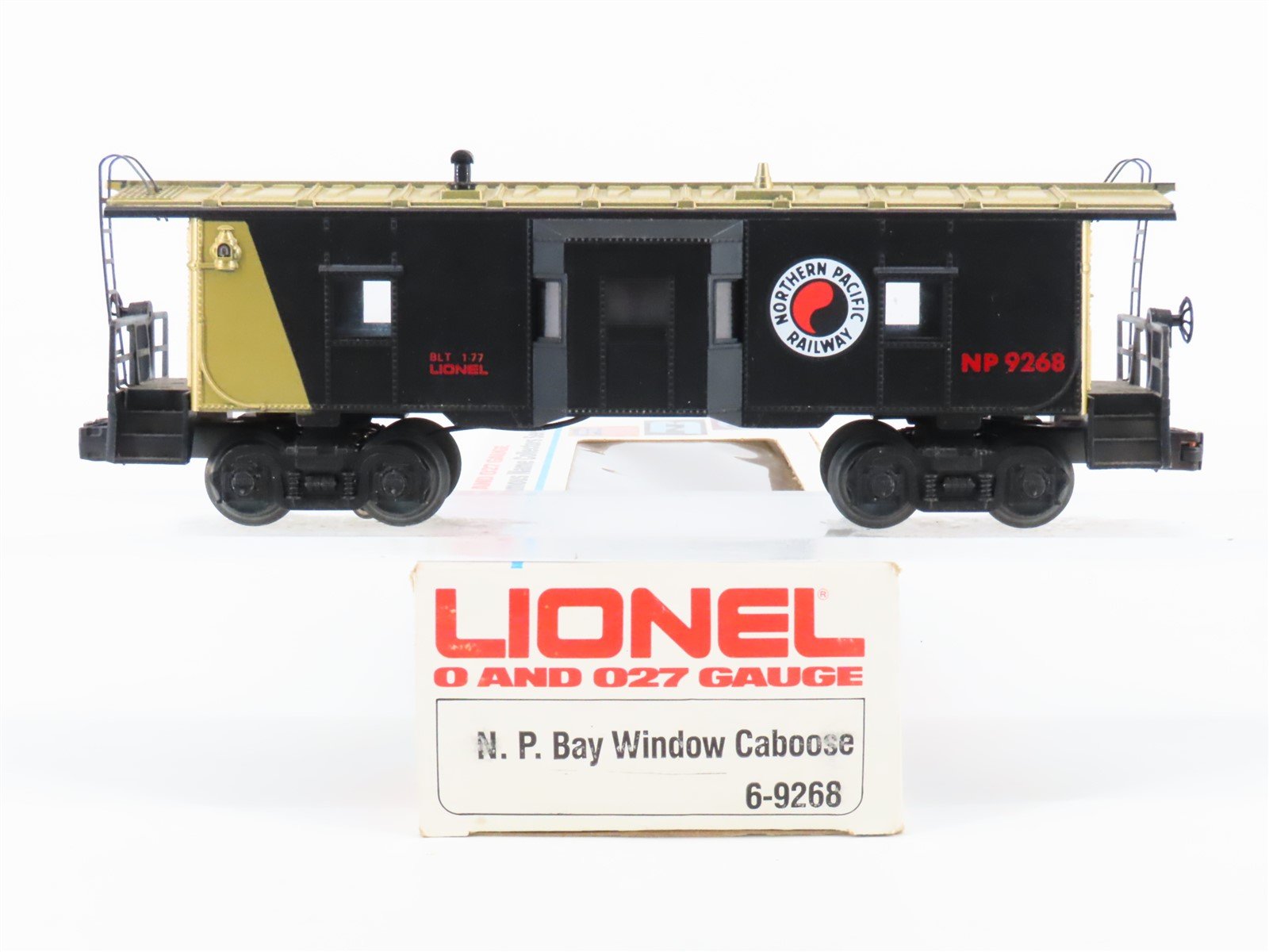 O Gauge 3-Rail Lionel 6-9268 NP Northern Pacific Bay Window Caboose #9268