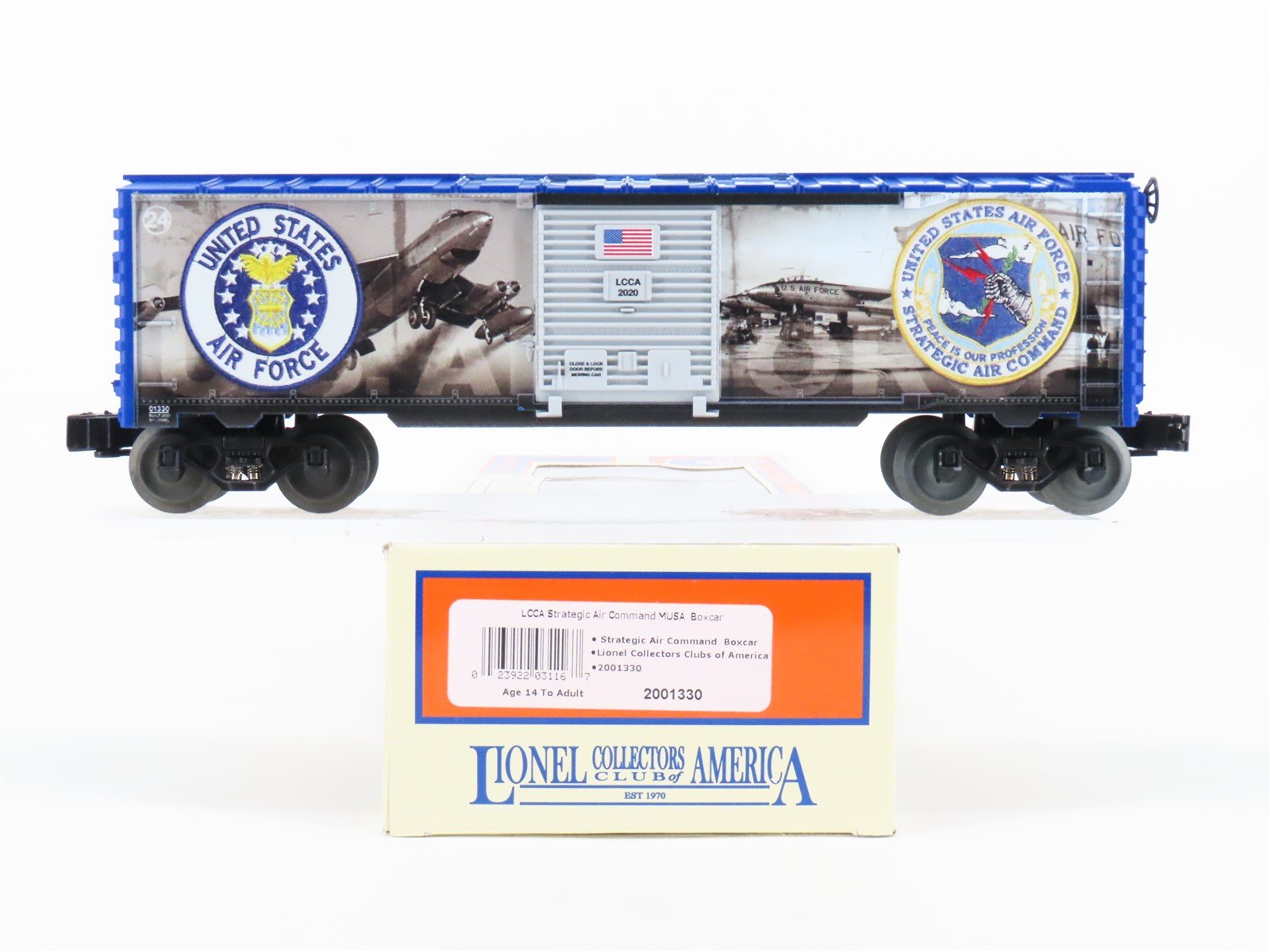 O Gauge 3-Rail Lionel 2001330 LCCA 2020 MUSA Strategic Air Command Box Car