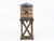 Jim Beam Water Tower Railroad Train Tower Empty Whiskey Decanter