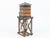 Jim Beam Water Tower Railroad Train Tower Empty Whiskey Decanter