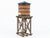 Jim Beam Water Tower Railroad Train Tower Empty Whiskey Decanter