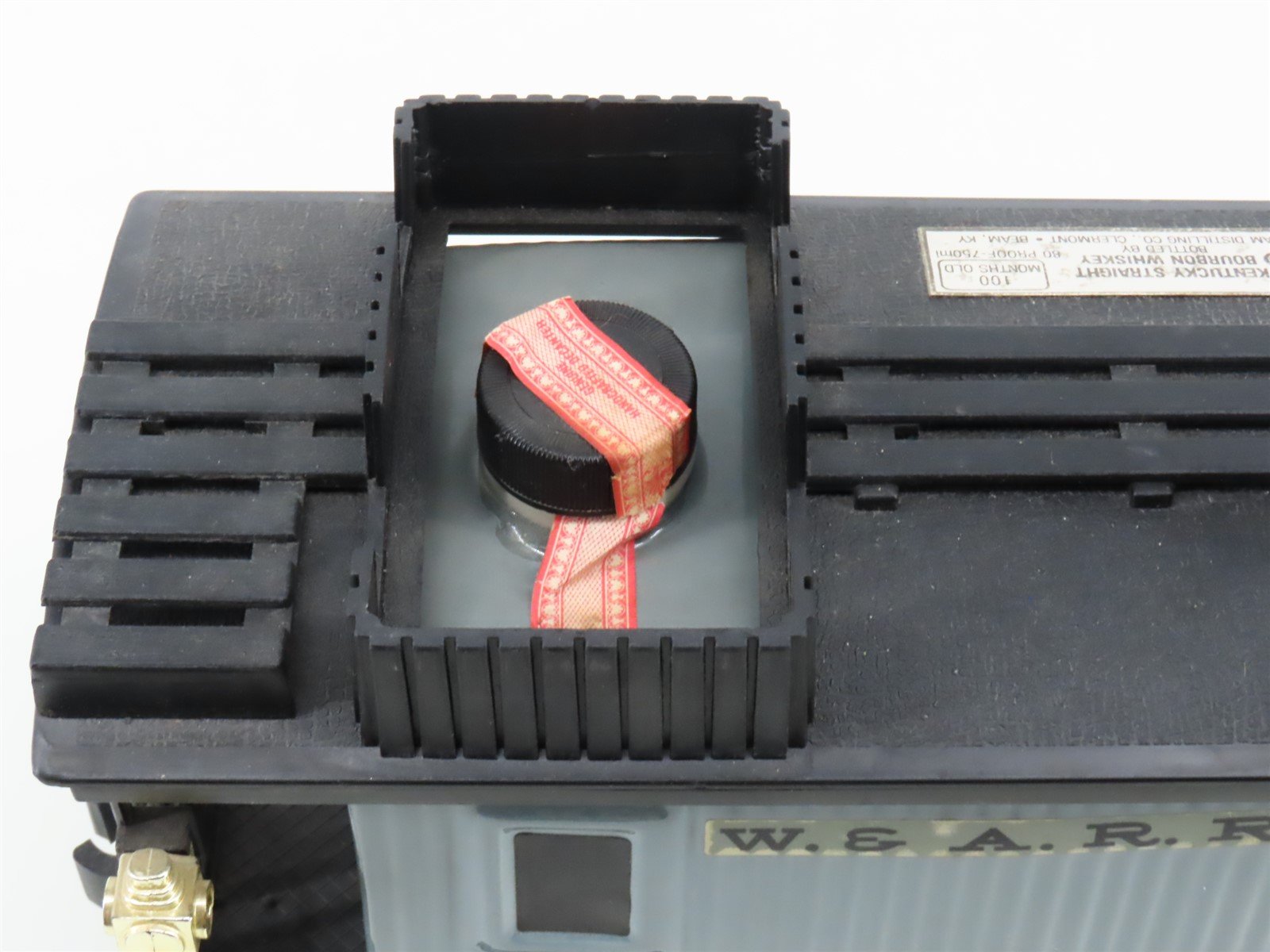 Jim Beam #KW054 W&A Confederate Gray Caboose Empty Whiskey Decanter