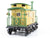 Jim Beam Jersey Western Yellow Caboose #285 Empty Whiskey Decanter