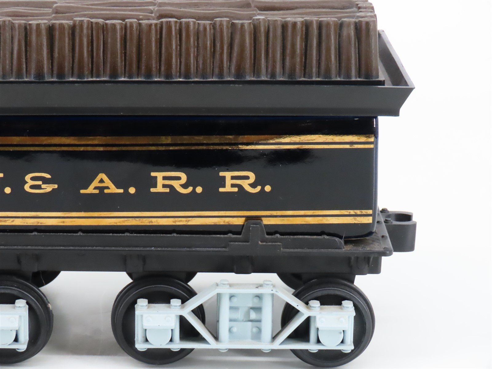 Jim Beam #JW-067 W&A Western and Atlantic Wood Tender #3 Empty Whiskey Decanter