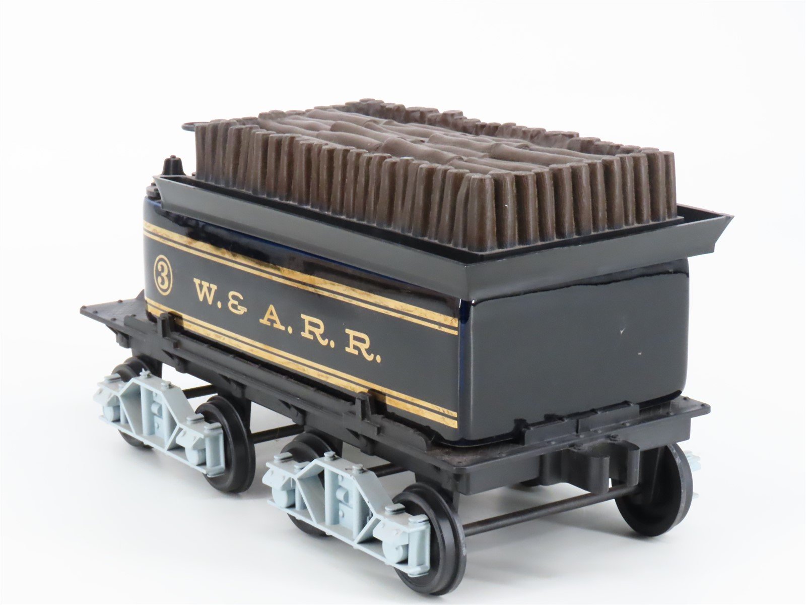 Jim Beam #JW-067 W&A Western and Atlantic Wood Tender #3 Empty Whiskey Decanter