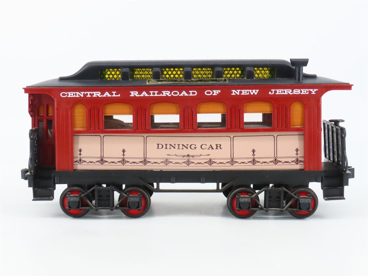 Jim Beam CNJ Central Railroad of New Jersey Dining Car Empty Whiskey Decanter