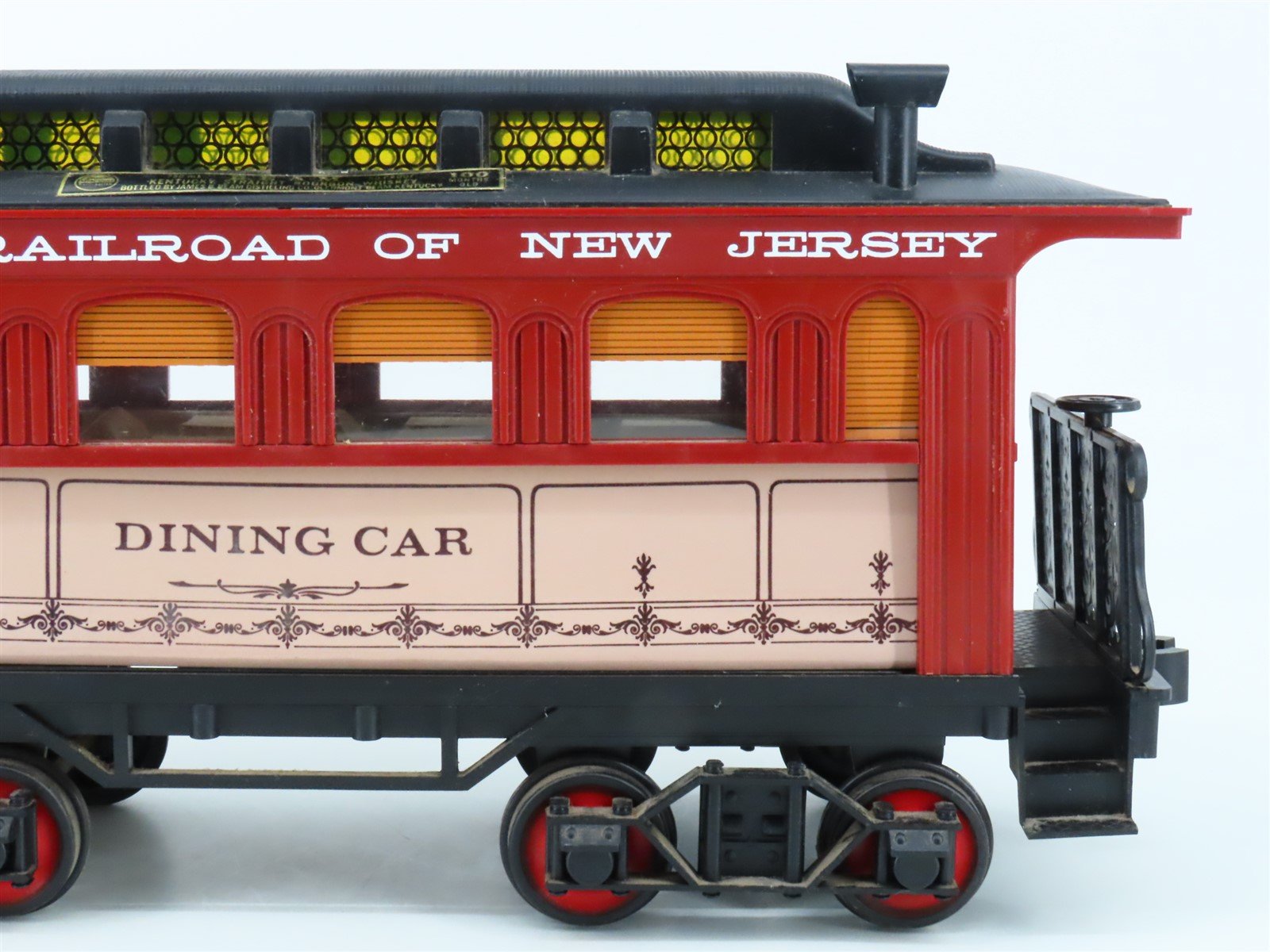 Jim Beam CNJ Central Railroad of New Jersey Dining Car Empty Whiskey Decanter