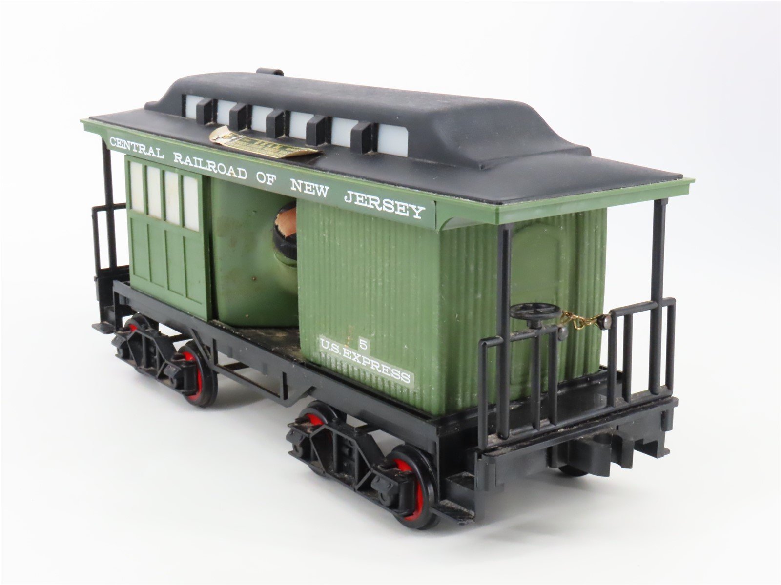 Jim Beam CNJ Central Railroad of New Jersey Baggage Car #5 Whiskey Decanter