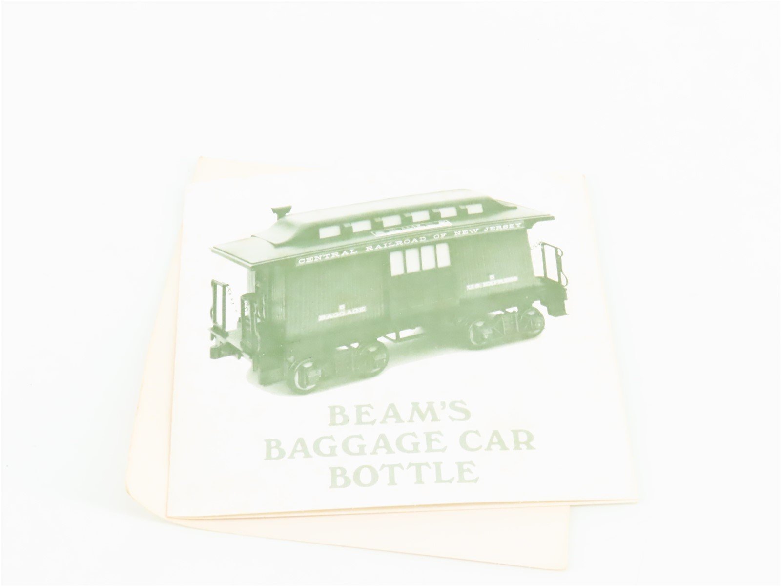 Jim Beam CNJ Central Railroad of New Jersey Baggage Car #5 Whiskey Decanter