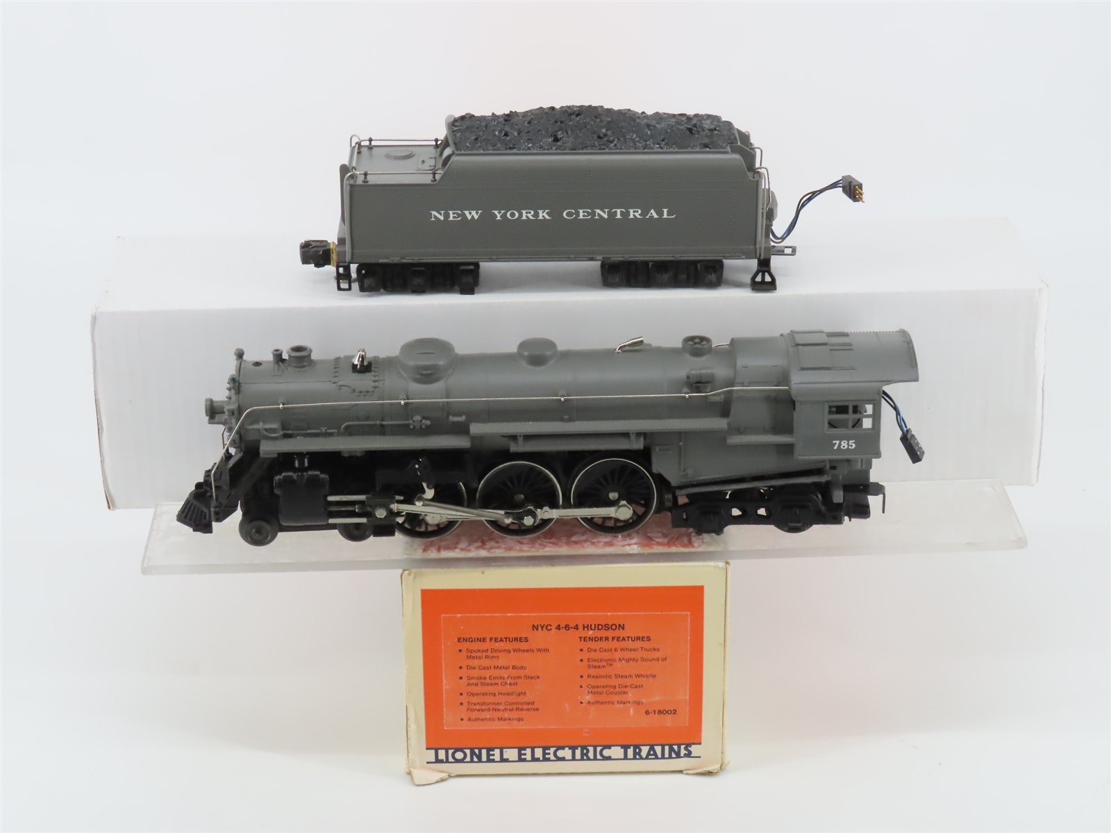 O Gauge 3-Rail Lionel 6-18002 NYC New York Central 4-6-4 Hudson Steam #785