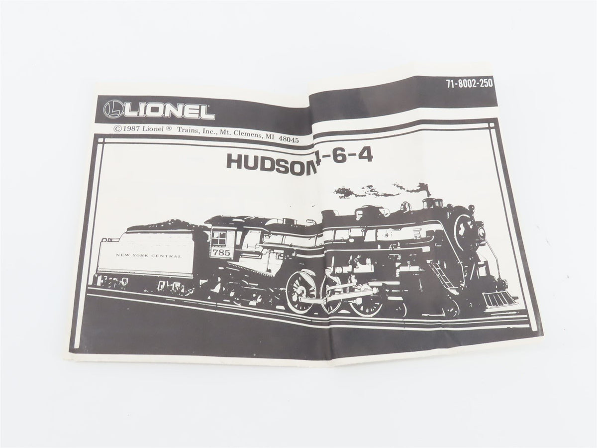 O Gauge 3-Rail Lionel 6-18002 NYC New York Central 4-6-4 Hudson Steam #785