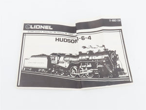O Gauge 3-Rail Lionel 6-18002 NYC New York Central 4-6-4 Hudson Steam #785