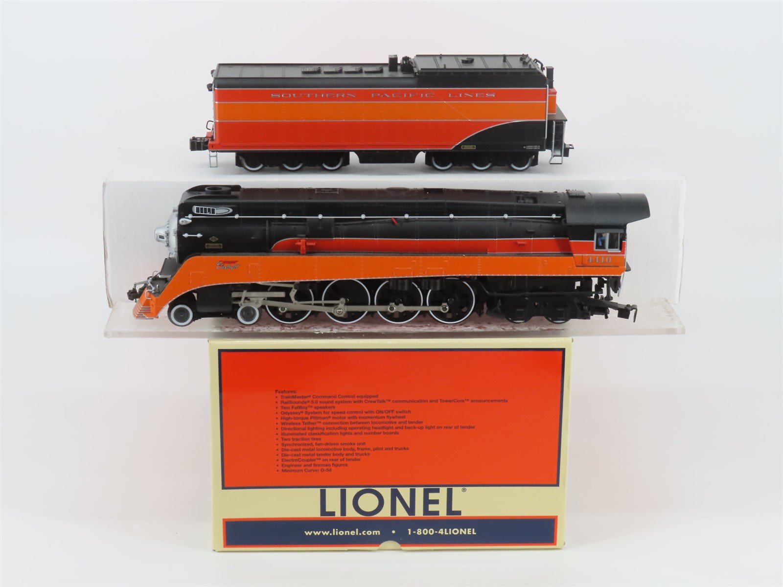 O Gauge 3-Rail Lionel 6-38079 SP Southern Pacific GS2 4-8-4 Steam #4410 wTMCC
