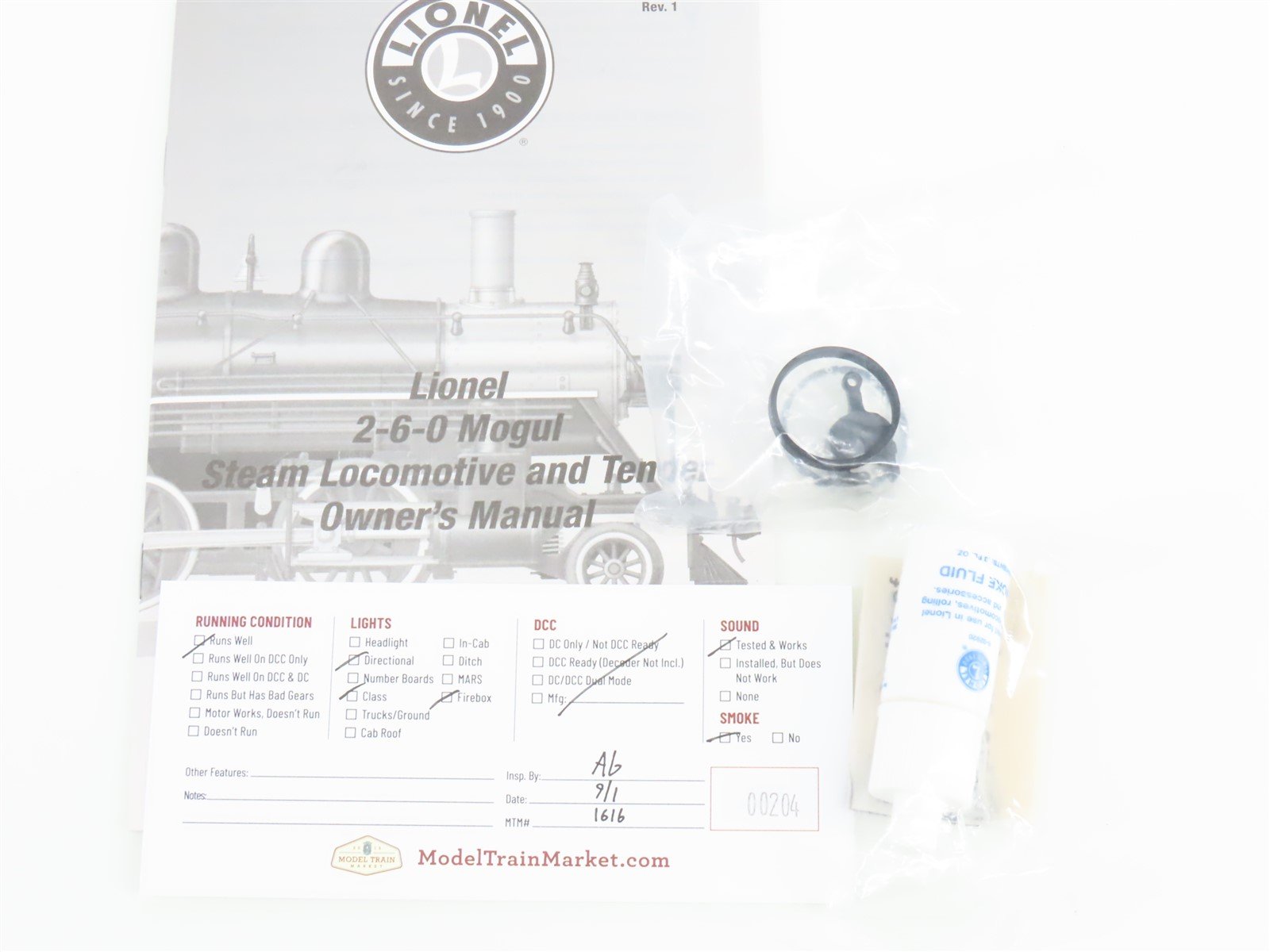 O Gauge 3-Rail Lionel 6-38088 NYC New York Central 2-6-0 Steam #1924 wSound