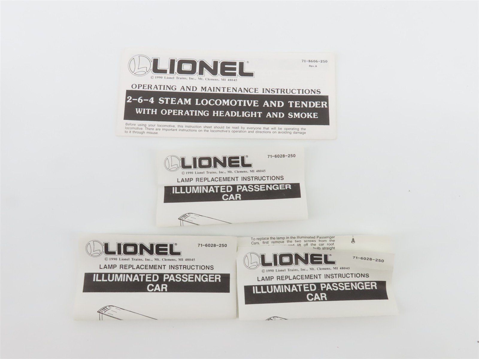 O Gauge 3-Rail Lionel 6-11712 Great Lakes Central Steam Passenger Set