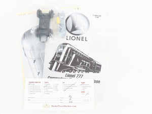 O Gauge 3-Rail Lionel 6-18045 #777 NYC Commodore Vanderbilt 4-6-4 Steam Loco