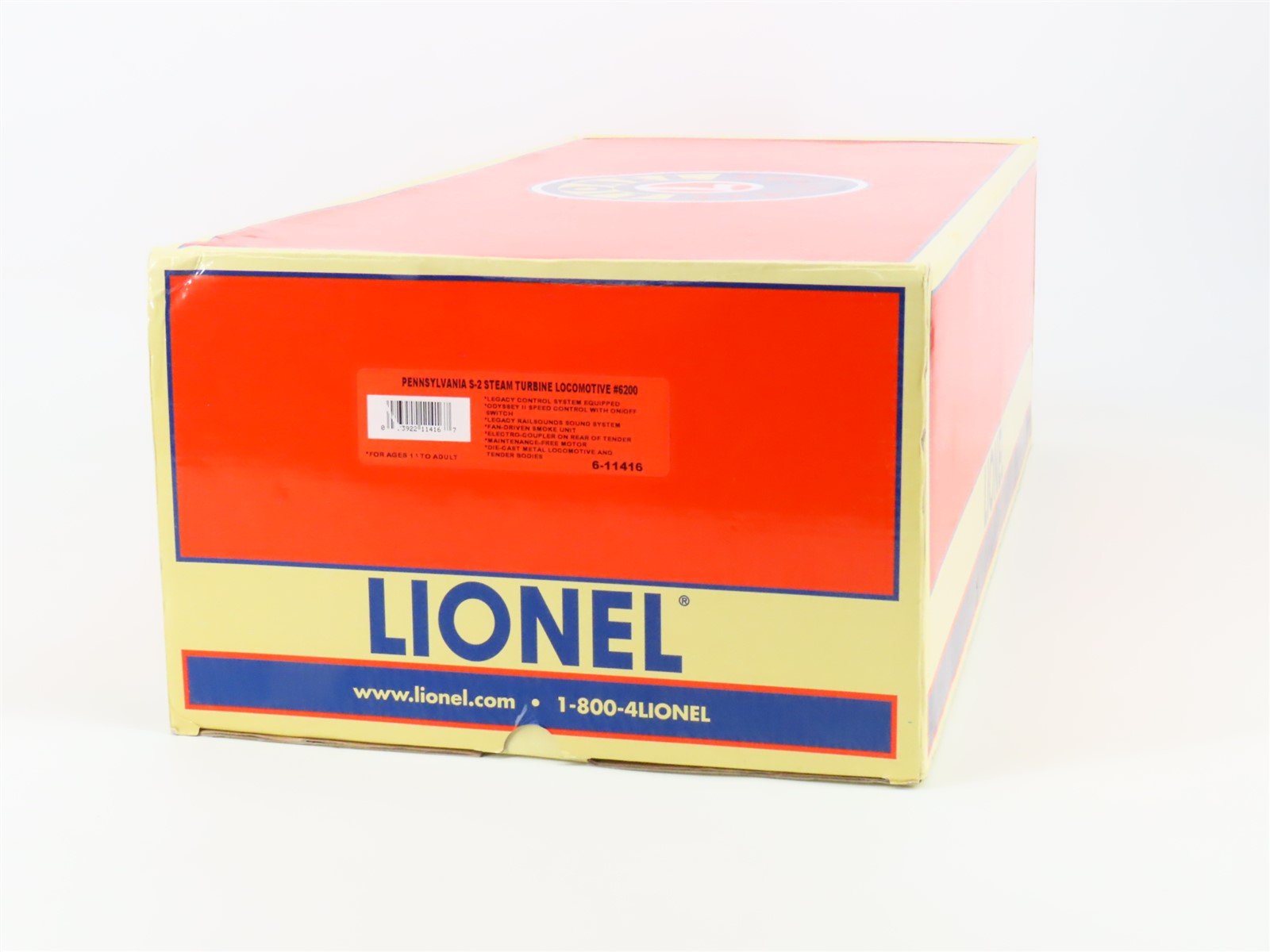 O Gauge 3-Rail Lionel 6-11416 PRR Pennsylvania S-2 Steam Turbine #6200 w/Legacy